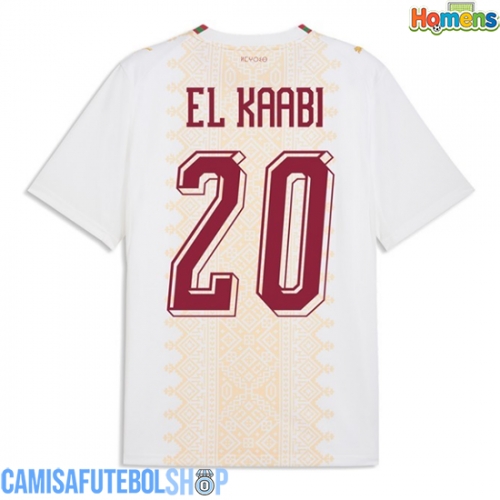 Camisa de time de futebol Marrocos Ayoub El Kaabi #20 Replicas 2º Equipamento Mundo 2026 Manga Curta